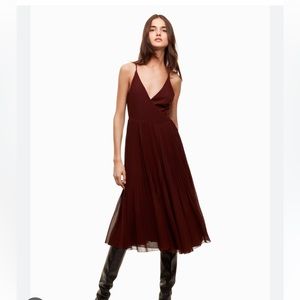 Wilfred Midi Wrap Dress